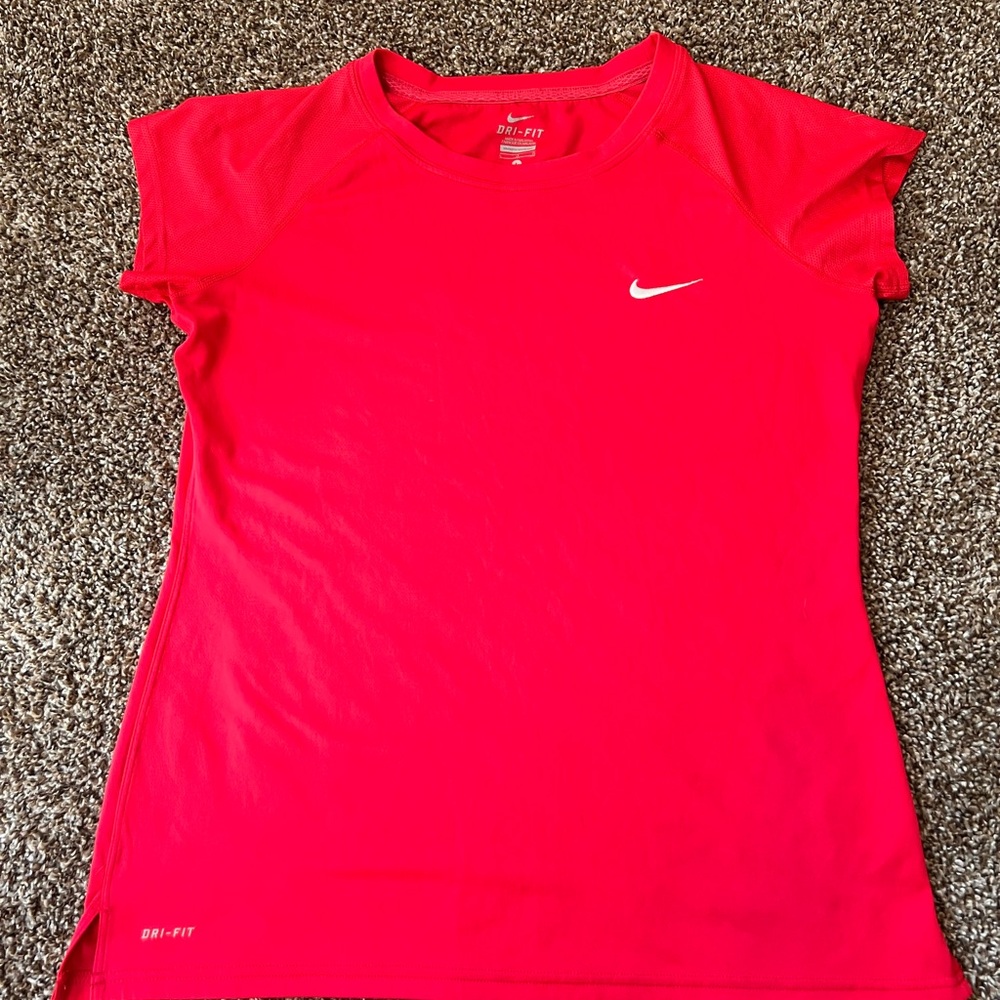 Nike Women's Red Dri-FIT Top